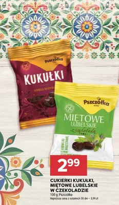 Cukierki kukułki w czekoladzie promocja w Stokrotka