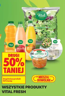 Sok 100% Vital Fresh Jabłko promocja w Biedronka