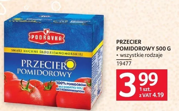 Przecier pomidorowy 500 g promocja w Selgros