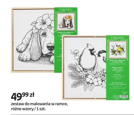 Zestaw do malowania w ramce, różne wzory promocja w Empik