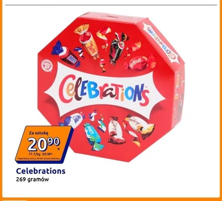 Czekoladki Celebrations promocja w Action