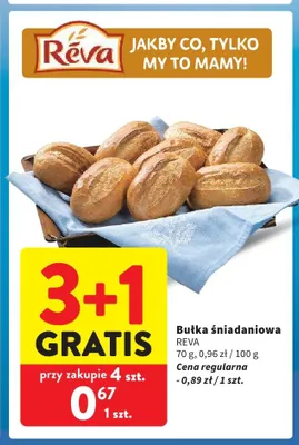 Bułka śniadaniowa Reva promocja w Intermarche