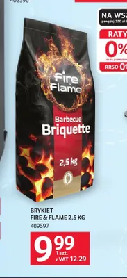 Brykiet do grilla Fire & Flame promocja w Selgros