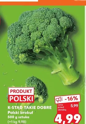 Brokuł polski K-Stąd Takie Dobre promocja w Kaufland