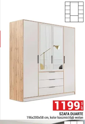Szafa Duarte promocja w Merkury Market