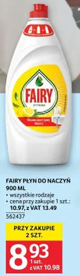 Płyn do naczyń Fairy 900 ML promocja w Selgros