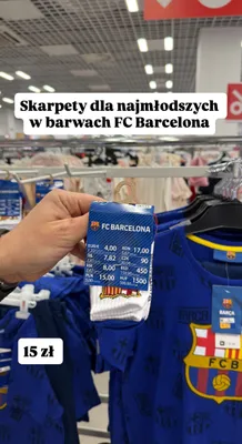 Skarpety FC Barcelona promocja w Pepco