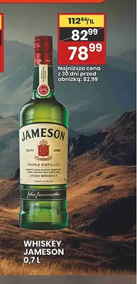 Whiskey Jameson promocja w Wafelek