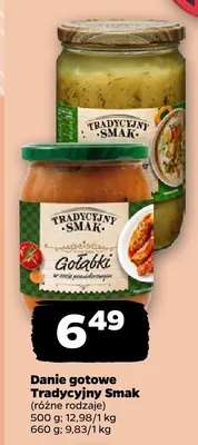 Danie gotowe Gołąbki w sosie pomidorowym Tradycyjny Smak promocja w Netto