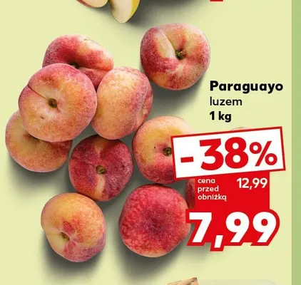 Brzoskwinie paraguayo promocja w Kaufland