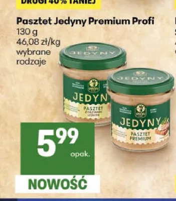 Pasztet Jedyny Premium Profi promocja w Delikatesy Centrum