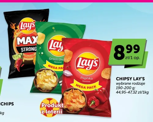 Chipsy Lay's Max Strong Chilli & Lime promocja w Groszek