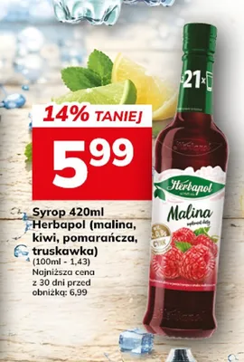 Syrop Herbapol Malina promocja w Hitpol
