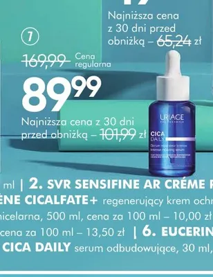Serum odbudowujące Uriage CICA Daily promocja w Super-Pharm