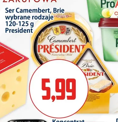 Ser Camembert President promocja w Kupiec