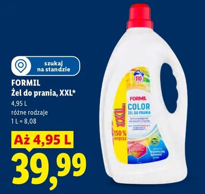 Żel do prania, XXL promocja w Lidl