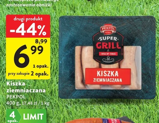 Kiszka ziemniaczana Pekpol promocja w Intermarche