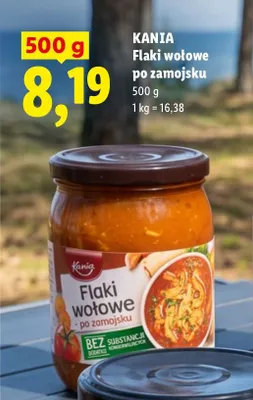 Flaki wołowe po zamojsku Kania promocja w Lidl