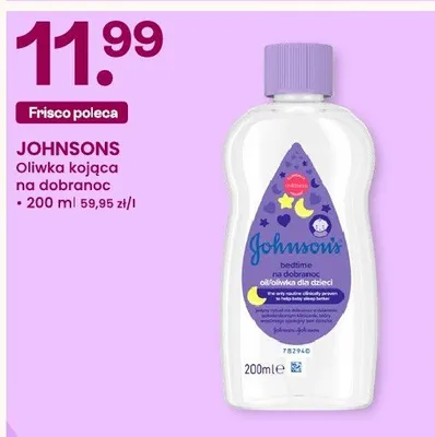 Oliwka kojąca na dobranoc Johnsons promocja w Frisco