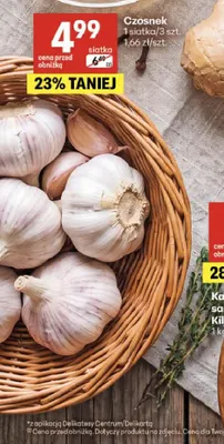 Czosnek 3-pak promocja w Delikatesy Centrum