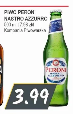 Piwo Peroni Nastro Azzurro promocja w Słoneczko