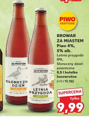 Piwo Browar Za Miastem Letnia Przygoda IPA promocja w Kaufland