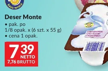 Deser Monte Zott promocja w Makro