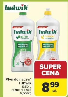 Płyn do naczyń miętowy promocja w Carrefour