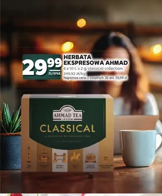 Herbata ekspresowa Ahmad Tea Classical Collection promocja w Stokrotka