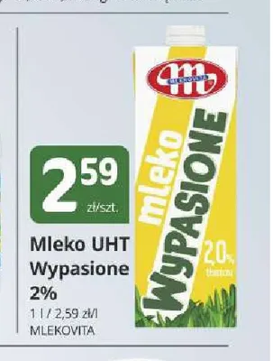 Mleko UHT Mlekovita 2% promocja w Marketvita