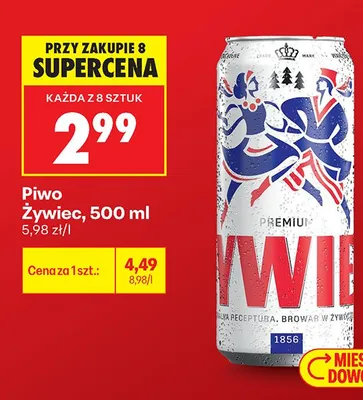 Piwo Żywiec promocja w Biedronka