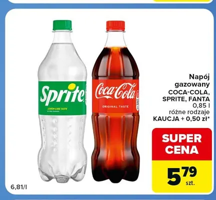 Napój gazowany Coca-Cola promocja w Carrefour Market