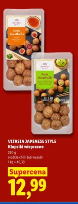 Klopsiki wieprzowe słodkie chilli Vitasia Japanese Style promocja w Lidl
