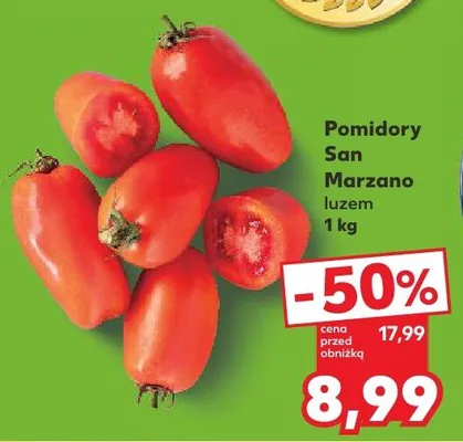 Pomidory San Marzano luzem 1kg promocja w Kaufland