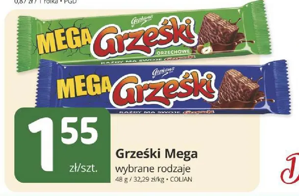 Wafel Grześki Mega promocja w Marketvita