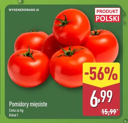 Pomidory mięsiste promocja w Aldi