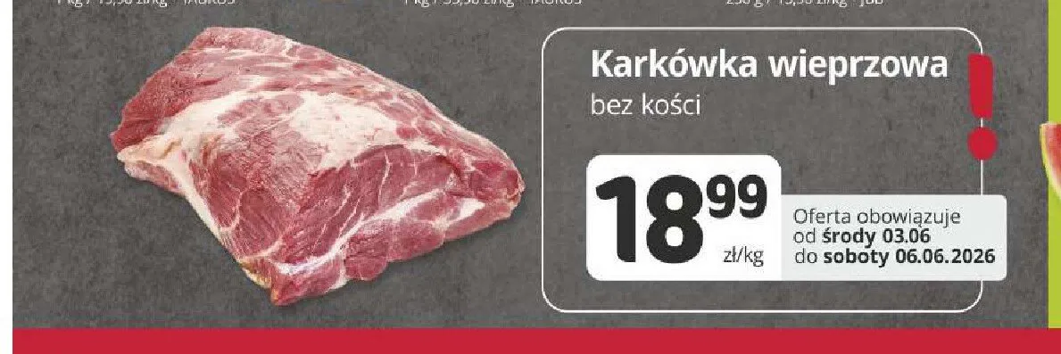 Karkówka wieprzowa bez kości promocja w Marketvita