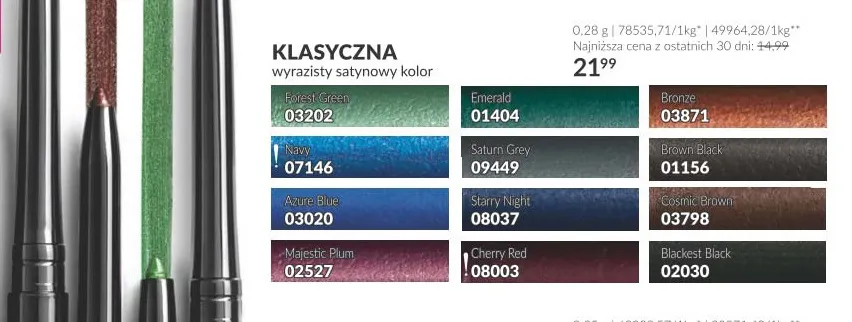 Konturówka klasyczna Avon promocja w AVON