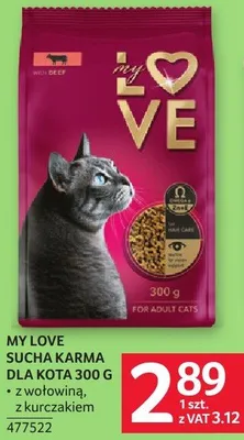 Karma My Love sucha dla kotów 400 g promocja w Selgros