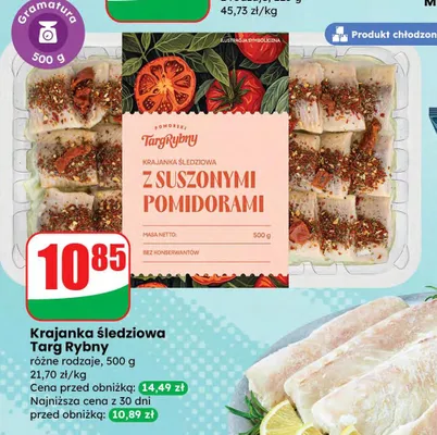 Krajanka śledziowa z suszonymi pomidorami promocja w Dino