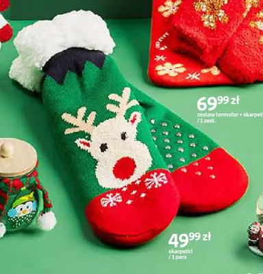 Skarpetki renifer Santa's Factory promocja w Empik