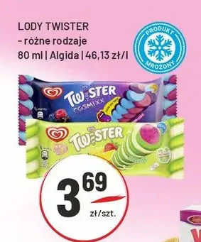 Lody Twister Algida promocja w Sedal
