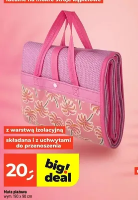 Mata plażowa promocja w Dealz