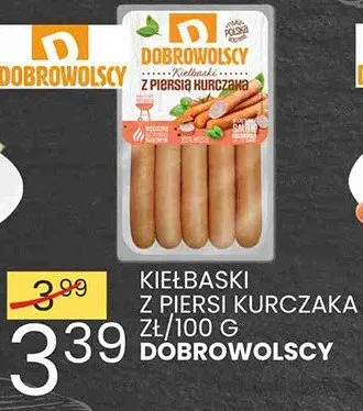 Kiełbaski z piersi kurczaka promocja w Wafelek
