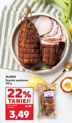 Szynka wędzona Sława promocja w Kaufland