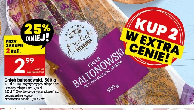 Chleb baltonowski Białecki promocja w Twój Market