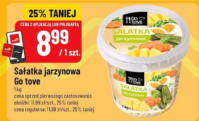 Sałatka jarzynowa promocja w POLOmarket