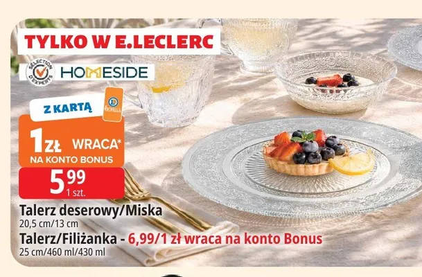 Miska Homeside promocja w Leclerc