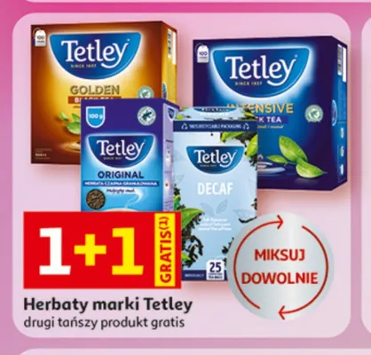 Herbaty Tetley promocja w Auchan