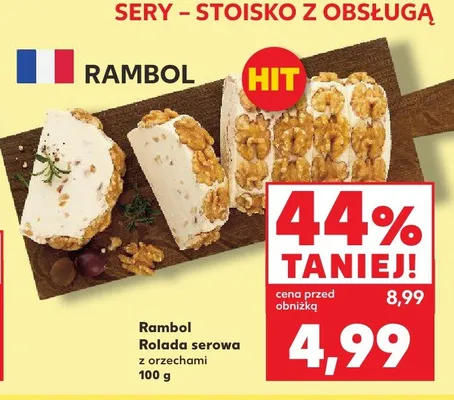 Ser Rambol Rolada serowa z orzechami promocja w Kaufland